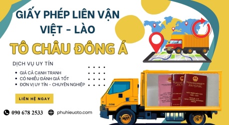 Làm giấy phép liên vận Việt Lào cho xe ô tô con ở Định HÓa Thái Nguyên 