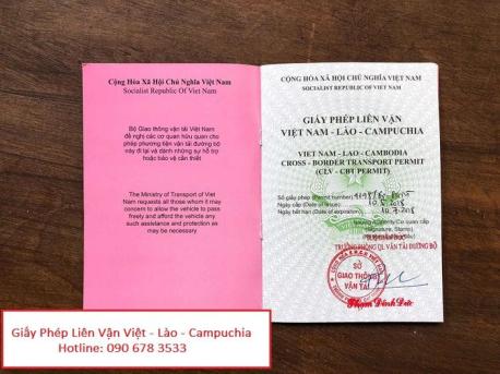 Làm giấy phép liên vận Việt Nam Campuchia GIẢM GIÁ SỐC CHỈ 2500K