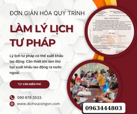 Làm lý lịch tư pháp online ở Thanh Hóa, nhanh chóng, bảo đảm