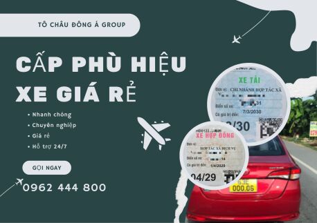 Làm phù hiệu xe ô tô trọn gói tại Cần Thơ