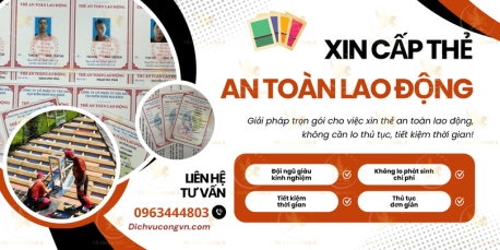 Làm thẻ an toàn lao động nhóm 3 ở Mỹ Tho Tiền Giang chỉ cần gửi thông tin