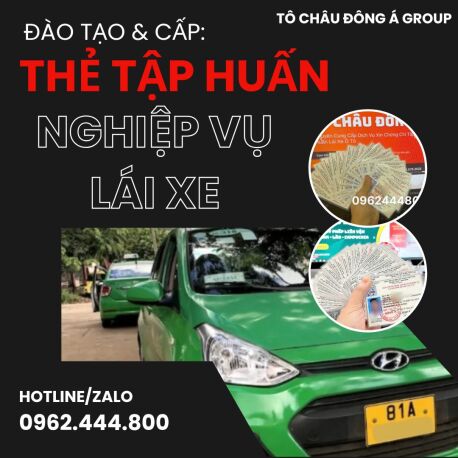 Làm thẻ tập huấn nghiệp vụ lái xe tại Vĩnh Long
