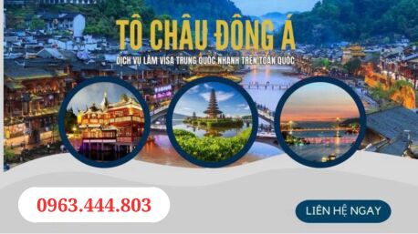 Làm Visa Trung Quốc online hoàn toàn tại Bình Định