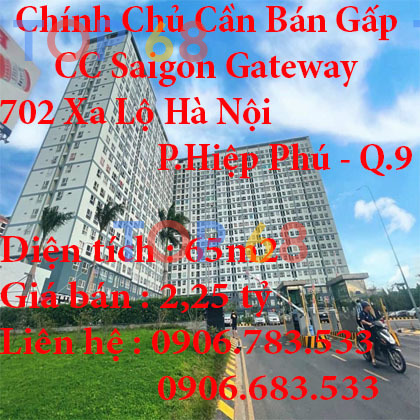 Cần bán căn hộ chung cư Saigon Gateway giá 2.250 tỷ siêu rẻ