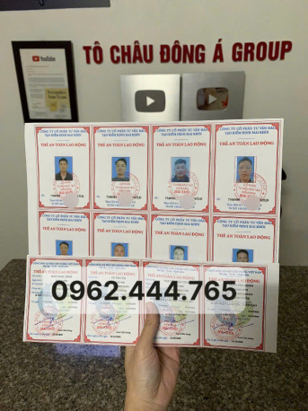 Mua thẻ an toàn lao động nhóm 3 uy tín tại Đồng Nai