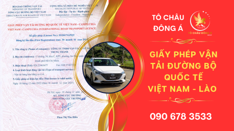 Nhận làm giấy phép liên vận quốc tế tổng cục đường bộ cho công ty tại Hà Nội