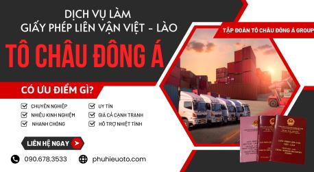 Nhận làm transit xe tải đi Lào nhanh tại Bình Định