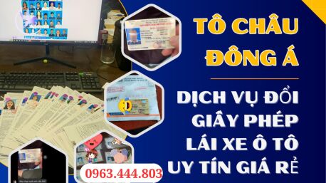 Ở Đắk Lắk nhận dịch vụ làm online đổi bằng lái nhanh uy tín 