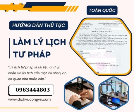 Ở Hậu Giang làm lý lịch tư pháp online đơn giản, uy tín