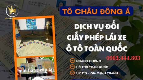 Ở Nghệ An có dịch vụ đổi bằng lái xe ô tô online uy tín