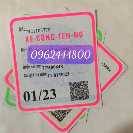 Phù hiệu xe hợp đồng cho xe chở khách 29 chỗ tại Hòa Bình
