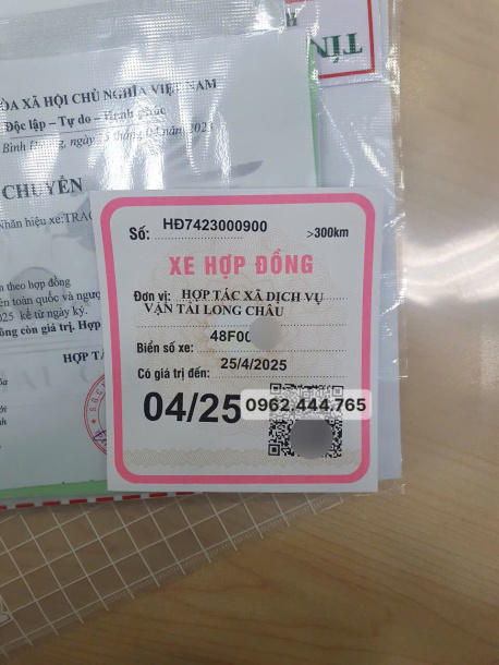 Phù hiệu xe hợp đồng cho xe khách ở NInh Bình uy tín