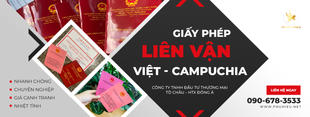 Giấy phép liên vận Việt Nam - Campuchia tại An Giang giá rẻ