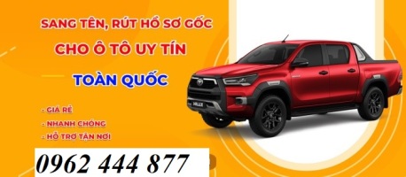 Sang tên xe ô tô chính chủ tại Hà Tĩnh