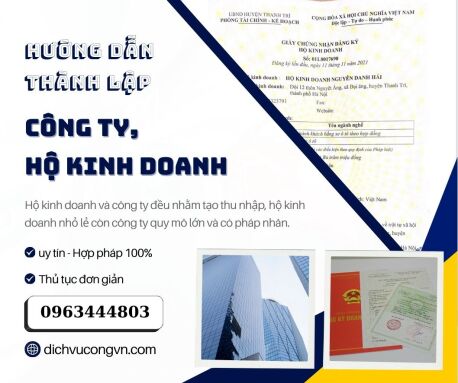 Thành lập công ty trọn gói tại  Bắc Ninh