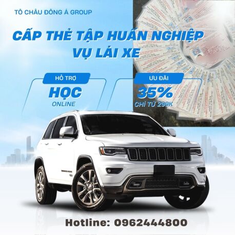 THẺ TẬP HUẤN NGHIỆP VỤ LÁI XE TẠI LẠNG SƠN