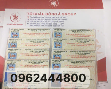 THẺ TẬP HUẤN NGHIỆP VỤ LÁI XE UY TÍN TẠI AN GIANG