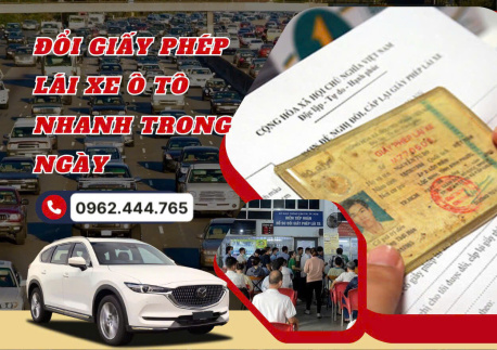 Thủ tục Đổi bằng lái xe ô tô online tại Nam Định