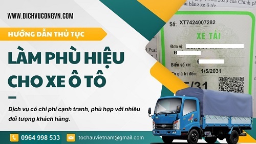 Cấp phù hiệu xe nhanh ở Điện Biên