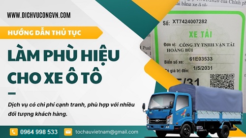 Cấp phù hiệu xe tại Kiên Giang giá tốt siêu nhanh