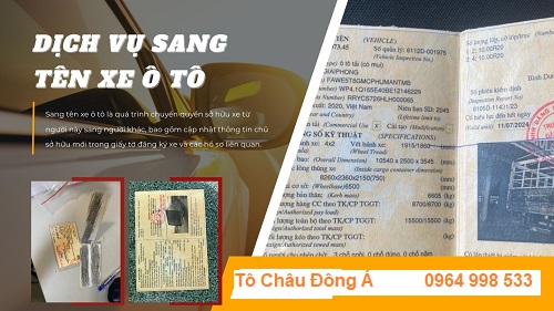 Dịch vụ sang tên xe uy tín tại Hải Phòng ưu đãi lớn