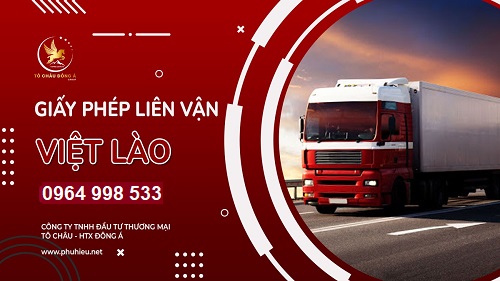 Giấy phép liên vận Việt - Lào phí rẻ tại Sơn La cực nhanh