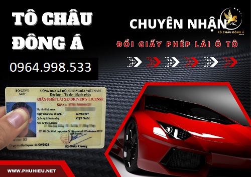 Làm đổi bằng lái xe ô tô nhanh tại Sơn La