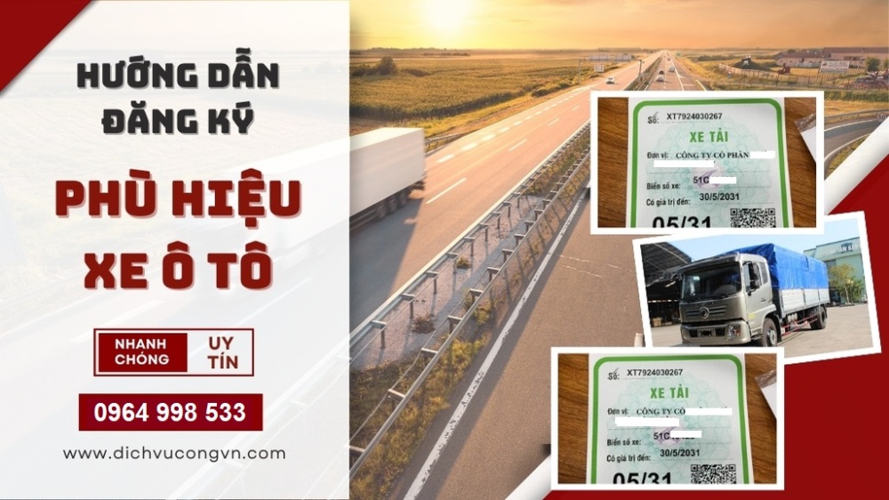 Làm phù hiệu xe nhanh ở Bình Phước