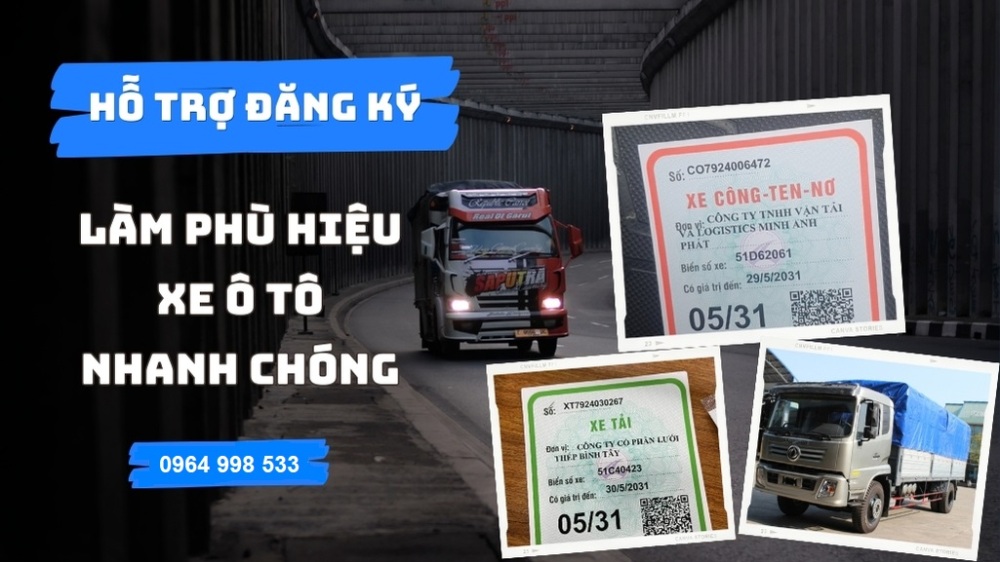 Làm phù hiệu xe nhanh ở đâu Bắc Giang