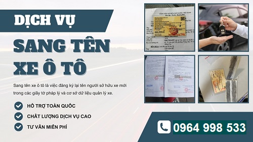 Sang tên xe tại Quảng Nam cực nhanh