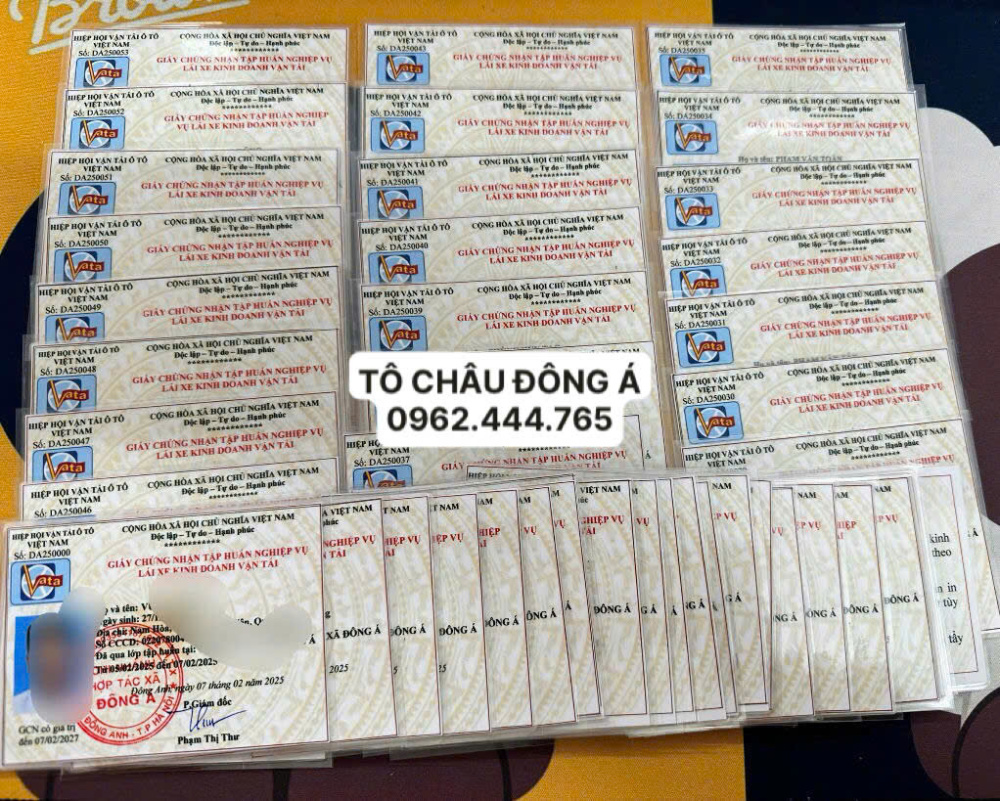 Thẻ tập huấn nghiệp vụ lái xe uy tín tại Quảng Nam