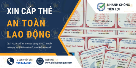 Xin cấp thẻ an toàn lao động nhóm 3 nhanh chỉ 3 ngày ở Hòa Vang, Đà Nẵng