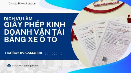 XIN GIẤY PHÉP KINH DOANH VẬN TẢI TẠI CẦN THƠ